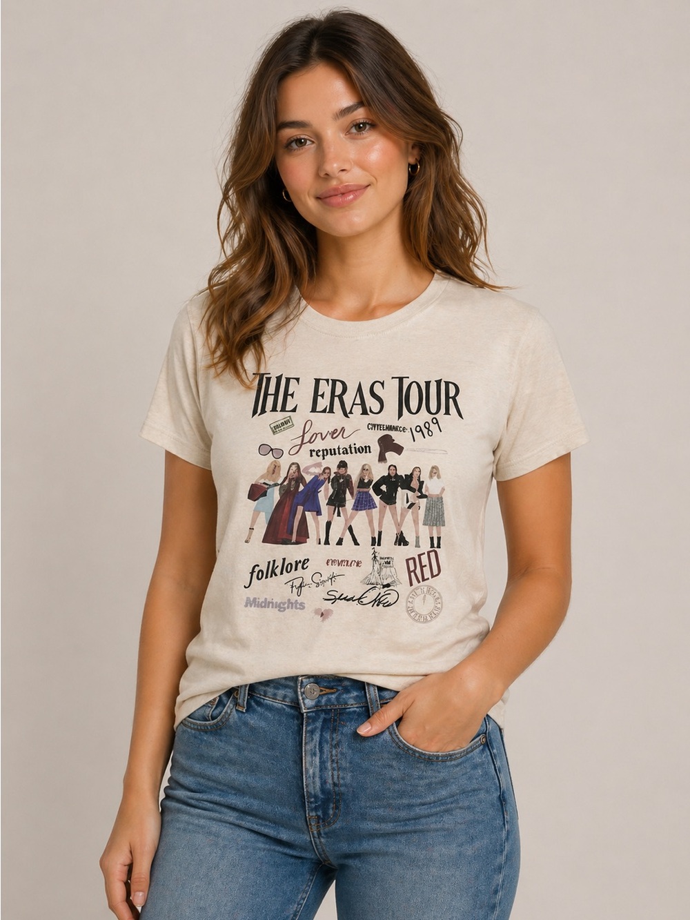 Taylor Swift Eras Tour Graphic Tee Size Small Like New